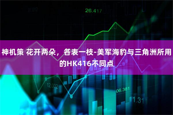 神机策 花开两朵,各表一枝-美军海豹与三角洲所用的HK416不同点