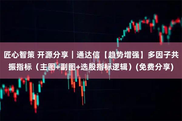 匠心智策 开源分享|通达信【趋势增强】多因子共振指标(主图+副图+选股指标逻辑)(免费分享)
